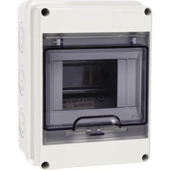 Бокс модульный JAZZWAY PRO 5072053 PDB/W 4005 GR (ЩРН-ПГ- 5) IP65 пластик накладной